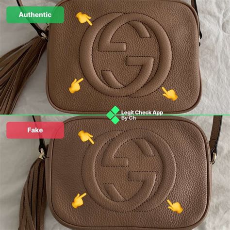 real vs fake gucci backpack|gucci soho bag authentication.